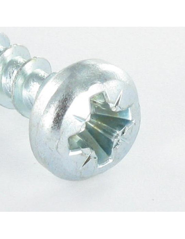 1 x Chipboard Screw Round Head Pozi PZ2 4X20...