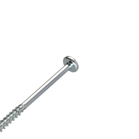 1 x Savis Chipsboard Screw Round Head Pozi 2 4X70 Thread Length: 42 Zinc Plated