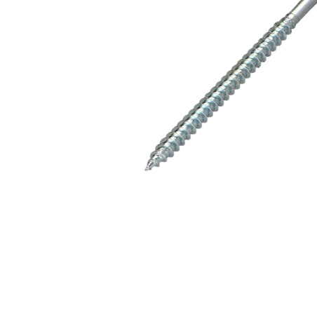 1 x Chipboard Screw Round Head Pozi PZ2 4X70 Thread Length: 42 Zinc Plated