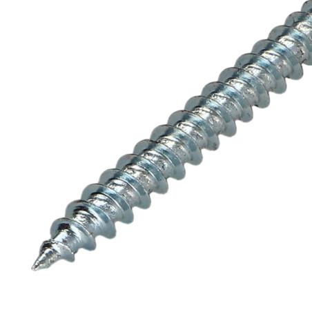 1 x Chipboard Screw Round Head Pozi PZ2 3.5X35 Zinc Plated