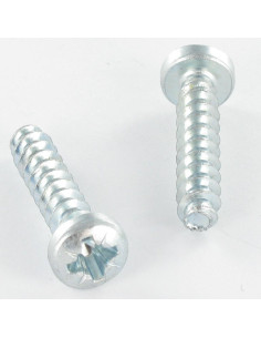 Screw Plastic Pan Head Pozi 6X30 Thread 40 degree Zinc...