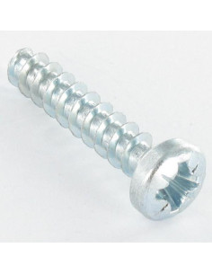 Screw Plastic Pan Head Pozi 6X29 Thread 40 RUSPER GRAY