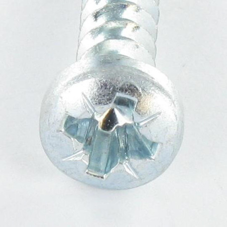 1 x Screw Plastic Pan Head Pozi 6X29 Thread 40 RUSPER GRAY