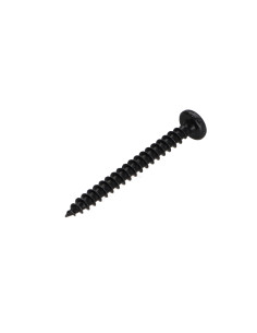 Chipboard Screw Round Head Pozi PZ2 4X40 Black Zinc Plated 2