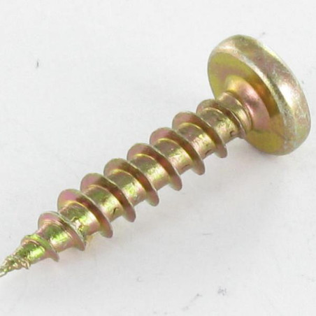 1 x Savis Chipsboard Screw Round Head Pozi 2 5X50 Yellow Zinc