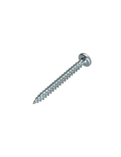 Chipboard Screw Round Head Pozi PZ3 6X35 Zinc Plated 2