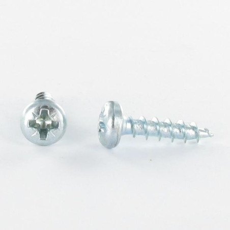 1 x Chipboard Screw Round Head Pozi PZ2 5X80 Thread Length: 48 Zinc Plated