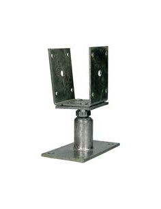 Pfostensockel adjustable 80X160 Hot Dip Galvanized