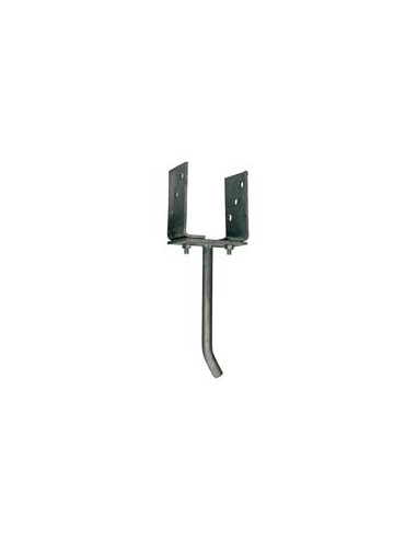 1 x Pfostensockel adjustable 60X135 Hot Dip...