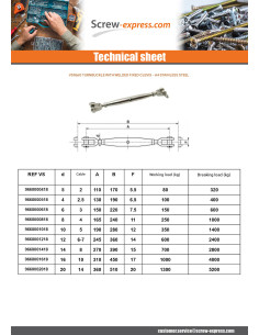 Welded Fixed Jaw And Turnbuclkle Diameter 14 2
