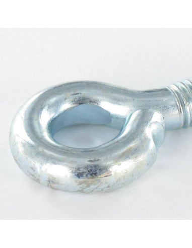 1 x Piton Machine M5X50 Diameter Eye 8 Zinc Plated