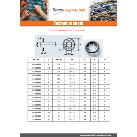 1 x Retaining Rings GRIFAXE MORE 10X18.3 'T' Steel