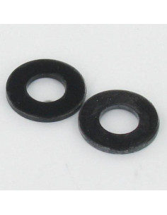 Washer Flat 6X18X2 Black Zinc Plated
