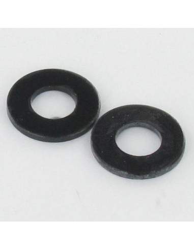 1 x Washer Flat 6X18X2 Black Zinc Plated