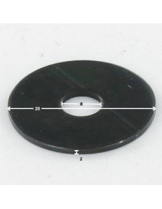 Washer Flat 8X20X2 Steel Black Nickel Plated 480 Hbs... 2