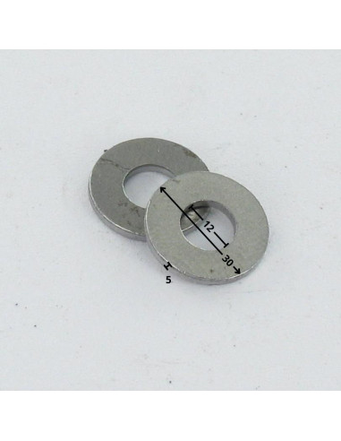 1 x Washer Flat 12X30X5 Steel