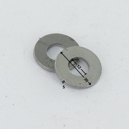 1 x Washer Flat 12X30X5 Steel