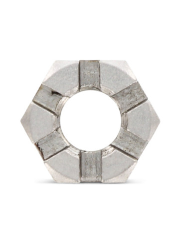1 x Hexagonal nut to SLOTS DOWN M27 Stainless...