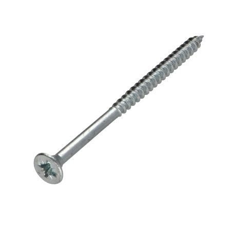 1 x Savis Chipsboard Screw Countersunk Head Pozi 2 5X100 Partial Thread Zinc Plated