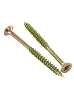 Chipboard Screw Countersunk Head Pozi PZ2 4X35 Partial...