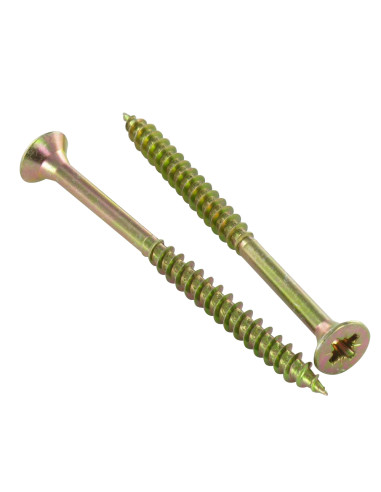 1 x Chipboard Screw Countersunk Head Pozi PZ2...
