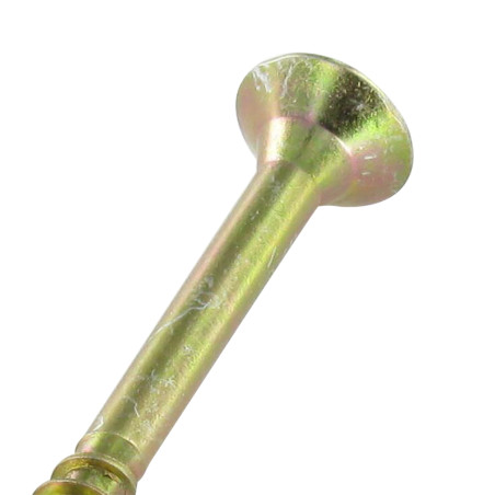 1 x Chipboard Screw Countersunk Head Pozi PZ2 4X35 Partial Thread Yellow Zinc