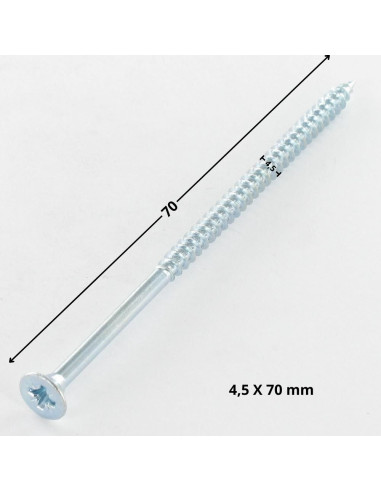 1 x Savis Chipsboard Screw Countersunk Head...