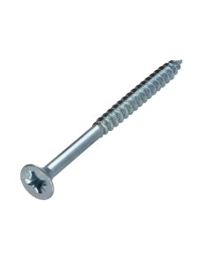 Chipboard Screw Countersunk Head Pozi PZ2 4.5X80 Partial...