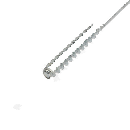 1 x Chipboard Screw Countersunk Head Pozi PZ3 6X60 Thread Length: 35 Zinc Plated 96 Hour Salt Spray Without Red Rust