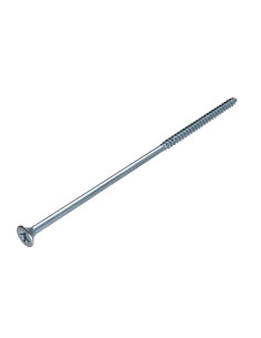 Chipboard Screw Countersunk Head Pozi PZ3 6X160 Partial...