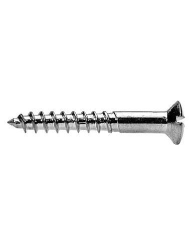 1 x Wood Screw Pan Countersunk Head Slotted...