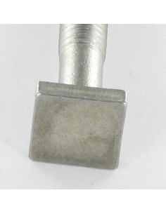 Machine Screw M6X50 Head Square 10X10 EP4 Stainless Steel A2 2
