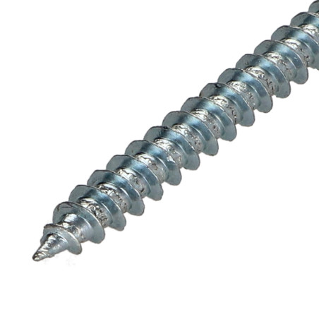 1 x Savis Chipsboard Screw Flat Head Hexagon Recess 6X60 With Serration Key 4 Zinc Plated