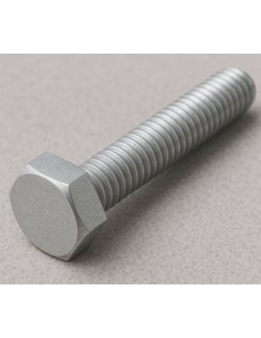 1 x Machine Screw Hexagonal Head M8X50 Aluminium