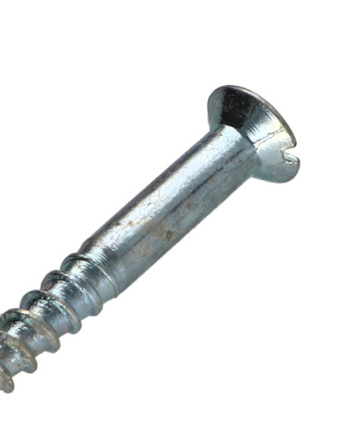 1 x Wood Screw Zinc Plated 6X60 Hole And Drill...