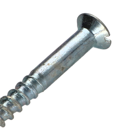 1 x Wood Screw Zinc Plated 6X60 Hole And Drill M3 Step 60
