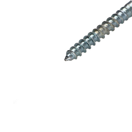 1 x Wood Screw Zinc Plated 6X60 Hole And Drill M3 Step 60