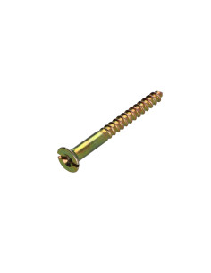 Wood Screw Yellow Zinc 6X60 Hole And Drill M3 Step 60