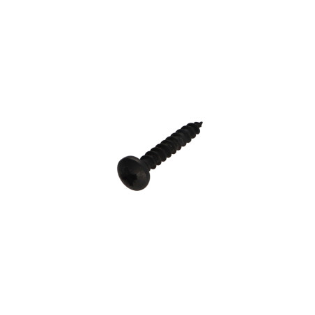 1 x Chipboard Screw Stainless Steel A2 Black Round Head Pozi 4X25
