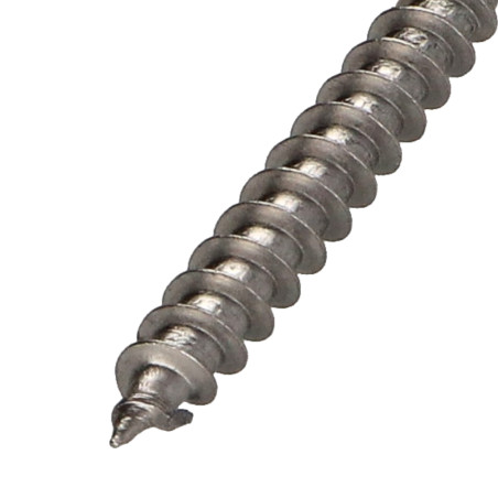 1 x Chipboard Screw Stainless Steel A2 Round Head Pozi 4.5X30