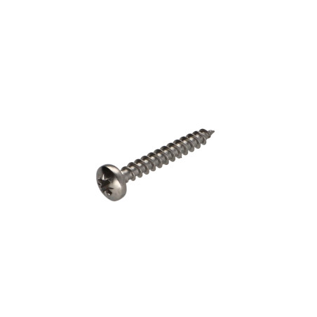 1 x Savis Chipsboard Screw Stainless Steel A2 Round Head Pozi 4X30