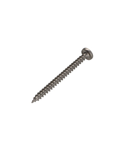 1 x Chipboard Screw Stainless Steel A2 Round...