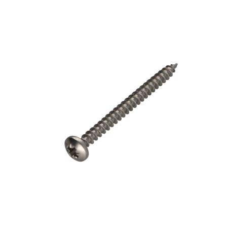1 x Chipboard Screw Stainless Steel A2 Round Head Pozi 4X70