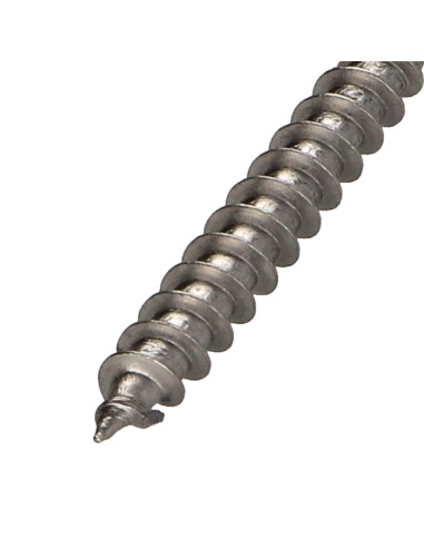1 x Chipboard Screw Stainless Steel A2 Round...
