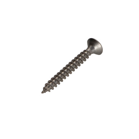 1 x Chipboard Screw Stainless Steel A2 Round Head Pozi 6X50