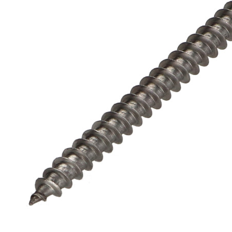 1 x Savis Chipsboard Screw Stainless Steel A2 Round Head Pozi 6X80