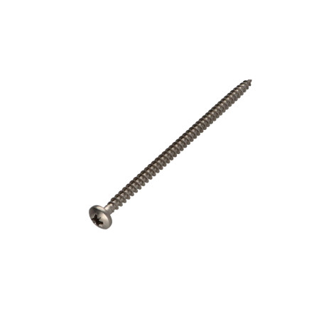 1 x Savis Chipsboard Screw Stainless Steel A2 Round Head Pozi 5X100