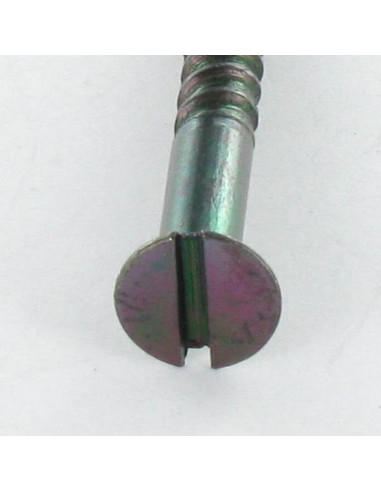 1 x Wood Screw Countersunk Head Slotted 6X40...