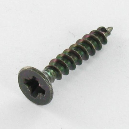 1 x Chipboard Screw Stainless Steel A2 Black Countersunk Head Pozi 3.5X12