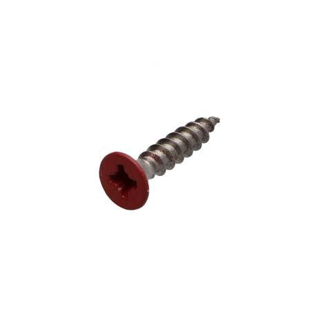 1 x Savis Chipsboard Screw Stainless Steel A2 Countersunk Head Pozi 4X20 RAL3000